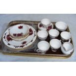 A Royal Vale porcelain 21 piece sandwich set. CONDITION REPORT: Note: we do not offer an in house