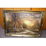 A oil painting signed by the artist "Gorman" to the bottom right. CONDITION REPORT: Note: we do