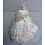 A Coalport figurine of "Rose" from "The Flower Collection" number 8447/12,500. CONDITION REPORT: