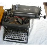 An Imperial typewriter.