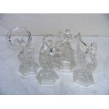 Four vintage glass figurines. CONDITION REPORT: Note: we do not offer an in house postage service,