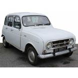 Marque :RENAULT Type :R 1126 / R4 TL Année : 10/1972  Couleur :Blanche Compteur :37 504 km