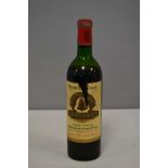 1 Blle	CH. L'ANGELUS	St Emilion GCC	1969	 Et. un peu fanée avec une déchirure. N : mi épaule.