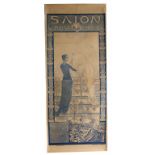 Carlos SCHWABE (1866-1926), "Salon Rose Croix - Galerie Durand Ruel" 1892, affiche Draeger & Lesieur