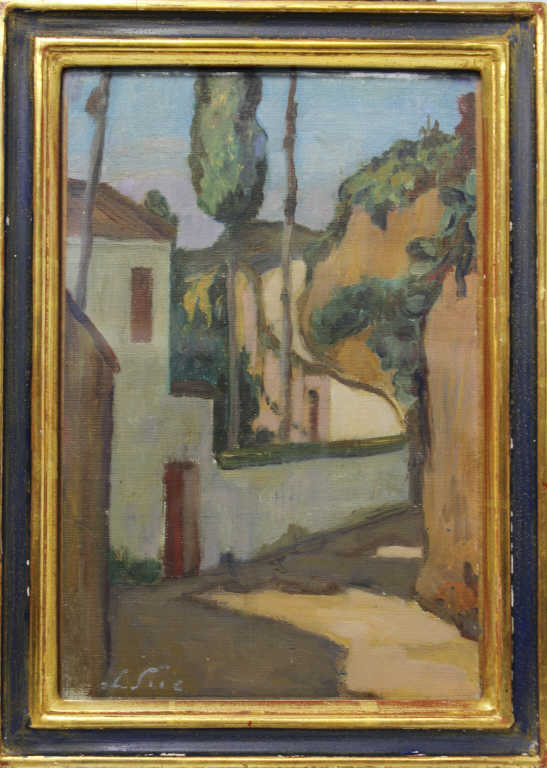 Louis SÜE (1875-1968), "Rue en Espagne", huile sur toile marouflée sur panneau signée en bas à - Image 2 of 3