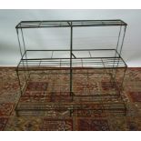 A Painted Metal Plant Stand with Three T