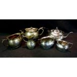 A Silver Plated Three Piece Tea Service