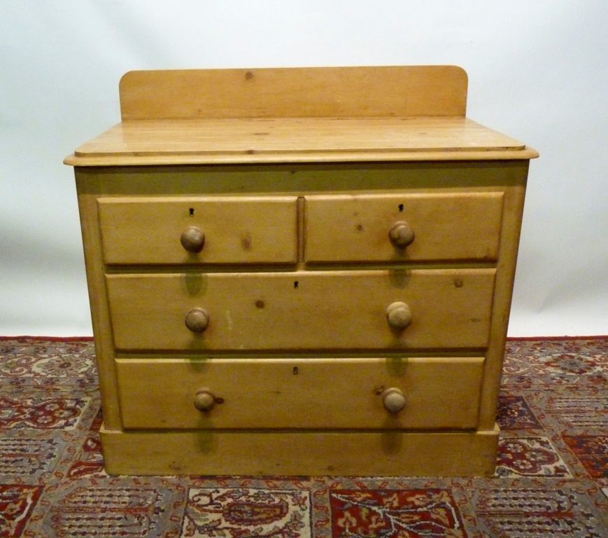 A Pine Chest of Two Short and Two Long D