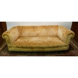 A Chesterfield Type Large Sofa, with scr