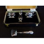 A Birmingham Silver Cased Three Piece Co