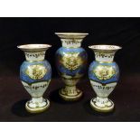 An Early 19th Century Spode Garniture of