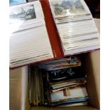 A Postcard Collection within albums and