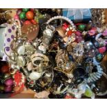 A Large Collection of Costume Jewellery,
