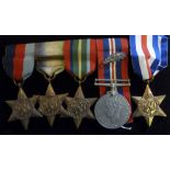 A WWII Medal Group of Four, 1939/45 Star