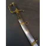 A French Napoleonic Sabre, with the slim