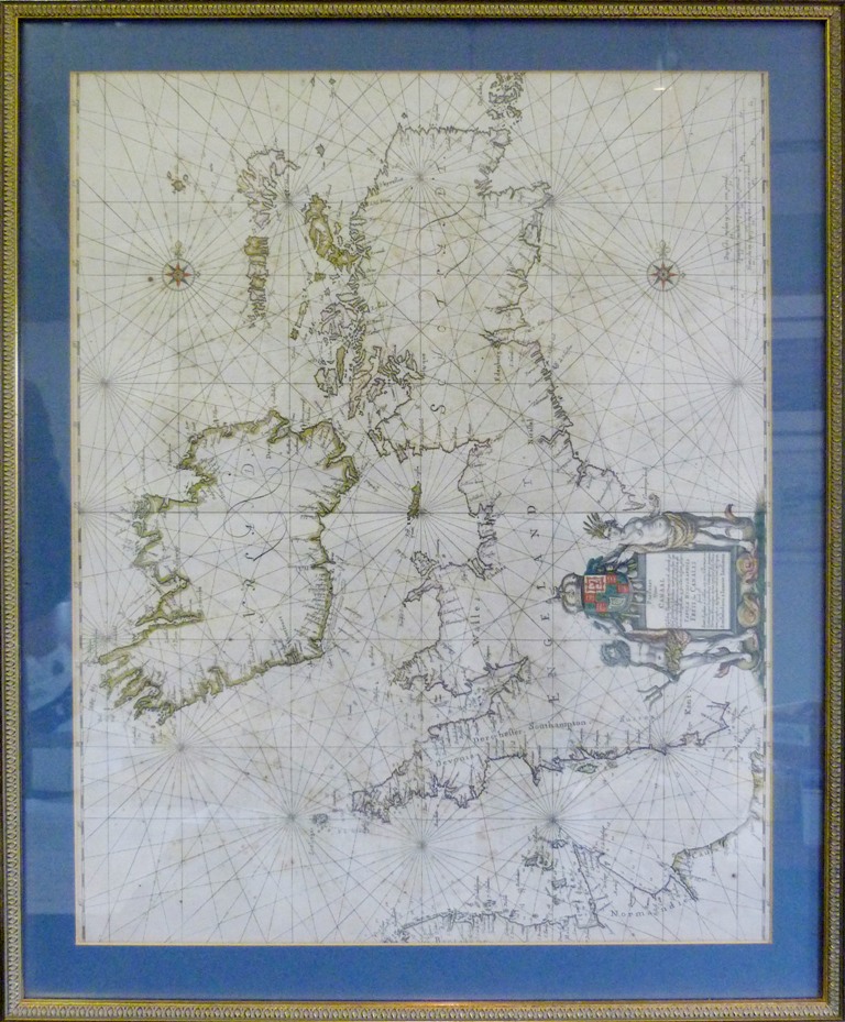 A 17th Century Map of Great Britain and