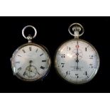 A Chester Silver Cased Pocket Watch by A