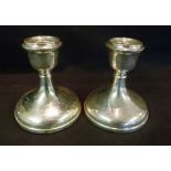 A Pair of Birmingham Silver Weighted Dwa