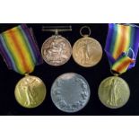 A WWI Medal Pair to 57061 Gnr V. Barnes