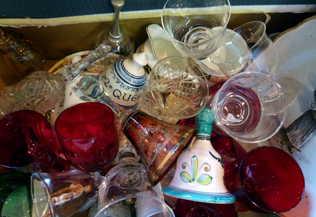 A Collection of Glass Bowls, together wi