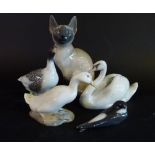 A Royal Copenhagen Model of a Siamese Cat,