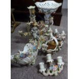 A Dresden Porcelan Comport,