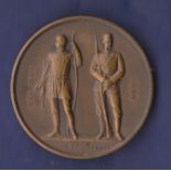 Medal - The National rifle Association bronze medal awarded 1948 to Capt. S.A.Thrussell.  Scarce.