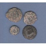 Ancient Axumite Kings - Anonymous  Four anonymous copper, unidentified, some poor to fine.