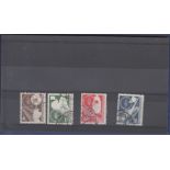 Germany - 1953 Transport  Set of 4, V.F.U.  SG1093/6.