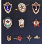 Soviet Union Militaria Soviet Badges (10) all different