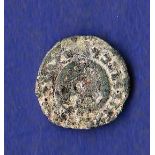 Ancient Axumite Kings - Anonymous  Copper.  Date 450AD.  Obv: Kings bust holding sceptre.  Cross