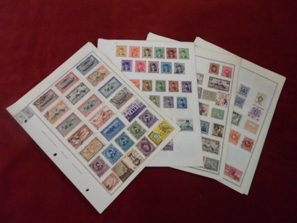 Egypt 1867-1939 mostly fine used collection including few better commemoratives 13 pages (200+).