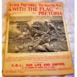 After Pretoria: The Guerrilla War, Part 40 of With The Flag to Pretoria. Front cover show a portrait