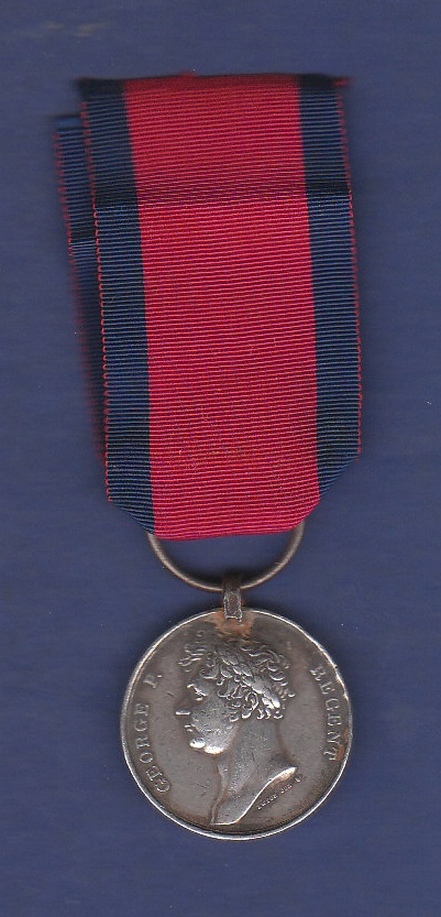 Waterloo Medal - Named to Henry Hilderbrand 1st Regt. Light Dragoons, K.G.L. (Kings German Legion)