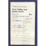 Elan Valley and Builth Wells Ordnance Survey: Sheet 147 1:50 000 Landranger Series