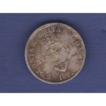 British West Indies - 1822 ¼ Dollar, Grade AEF.