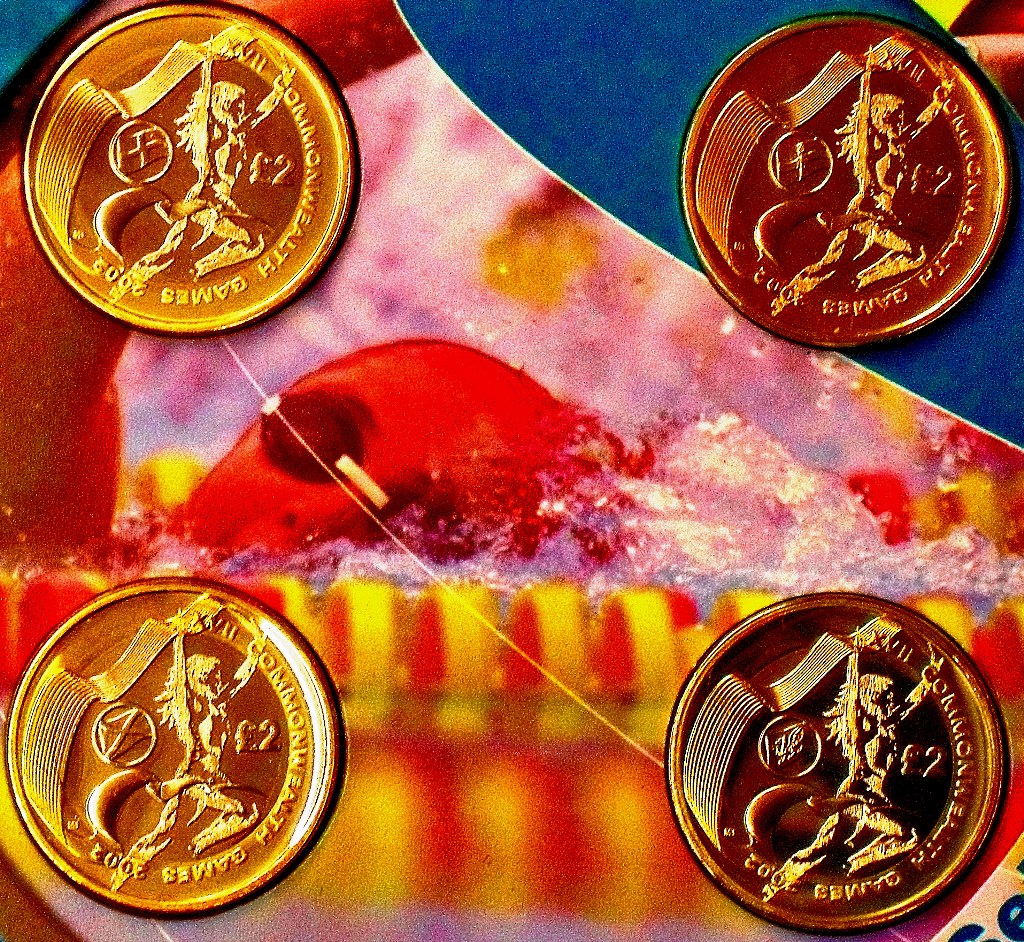 2002 Commonwealth Games £2 (4) Souvenir Set. Royal Mint Retail £45 - Image 2 of 2