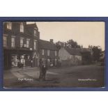 Norfolk - East Rudham showing E.N. Dewing's Shop. Village pump, (pub Boughtons and Thetford) R/P.