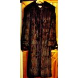 Vintage Full length Fur Jacket made by Dickens and Jones, Regent Street. Excellent quality