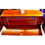 Coin/Medal Cabinet A 10 drawer double width wooden cabinet suitable for a coin or medal