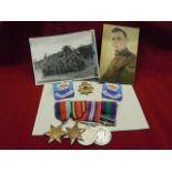 WWII Burma Star Group of four, General Service Medal with Malaya Claps, 1939-1945 Medal, Burma