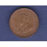 Mauritius - 1912 Cent, Ref KM12, Grade EF, almost full lustre.