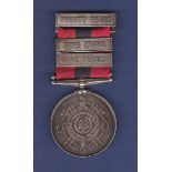 National Fire Brigade Long Service Medal with three bars, named to Mortimer Ambler.