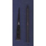 WWI Flechette Darts (2) As dropped by aircraft onto enemy troops in WWI.
