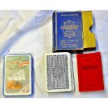 Playing Cards Waddington's 'Lexicon' card game (blue case) and Fire Engines Top Trumps (2).