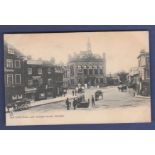 Middlesex - Staines, The town hall and market place. U/B P/U 1903.