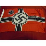 WWII German Small Kriegsmarine Naval Flag.