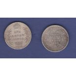 India - 1888 & 1906 Rupees, Grade F+ (2).