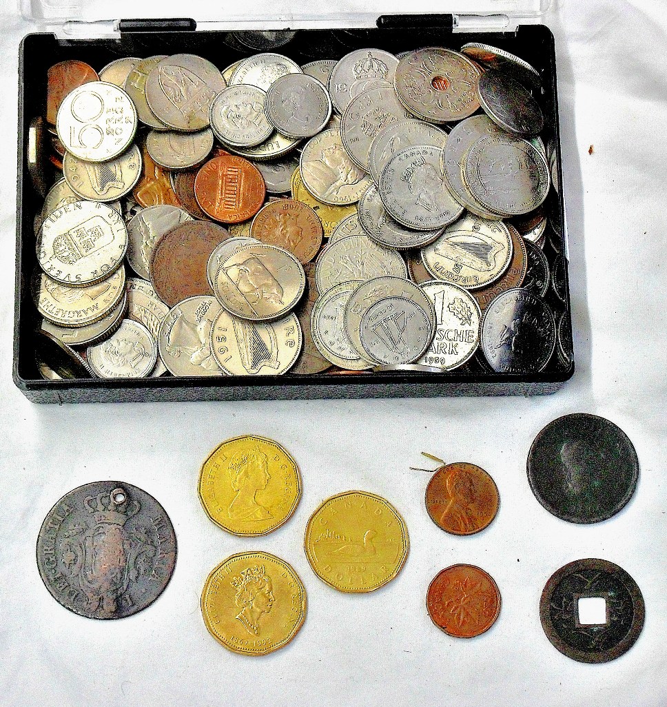 Sweden Mixed lot, mostly cupro nickel - face value 100Kr approx., Grade VF to GEF.