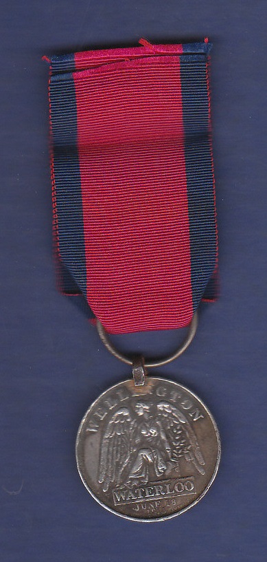 Waterloo Medal - Named to Henry Hilderbrand 1st Regt. Light Dragoons, K.G.L. (Kings German Legion) - Image 2 of 2